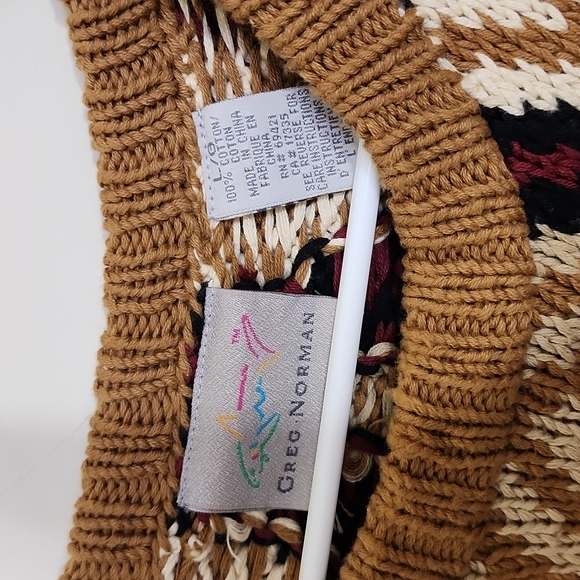 Greg Norman Retro Grampa Sweater Size L - Picture 7 of 7